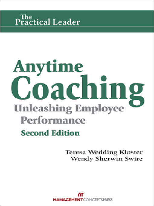 Title details for Anytime Coaching by Teresa Wedding Kloster - Available
